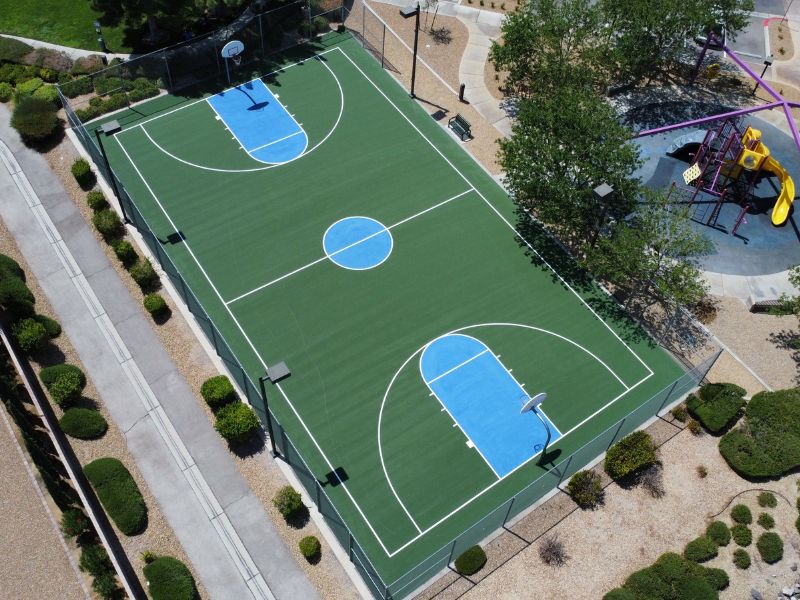 basketball court repair