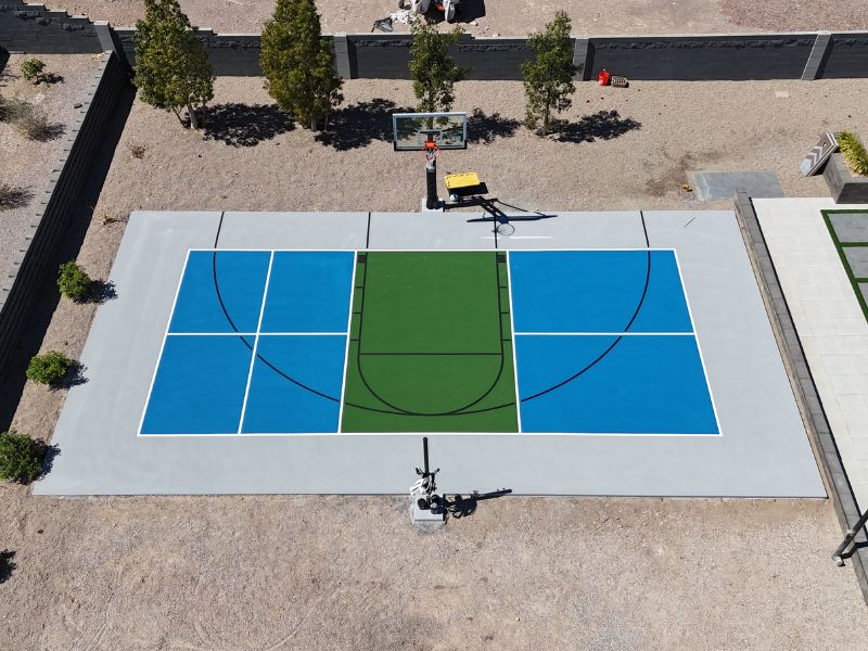 multi sport game court repair