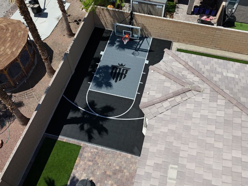 hockey court construction