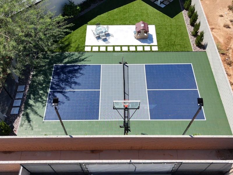 Pickleball and Basketball Court