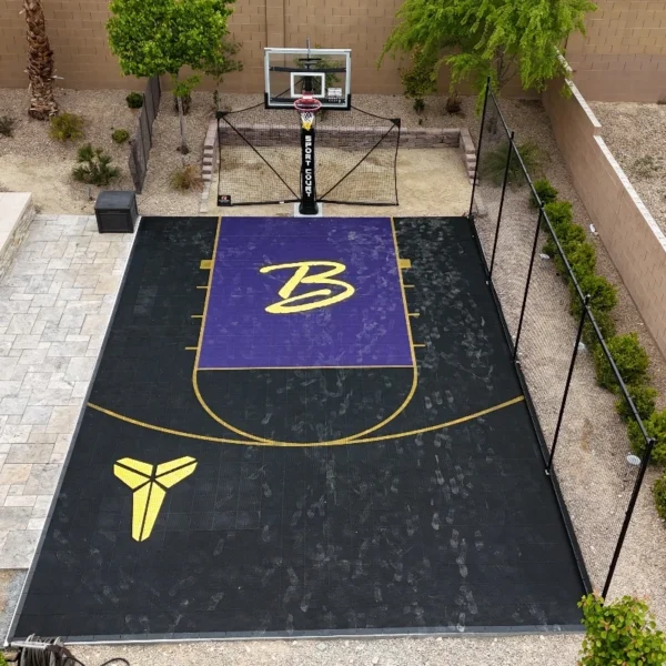outdoor basketball court