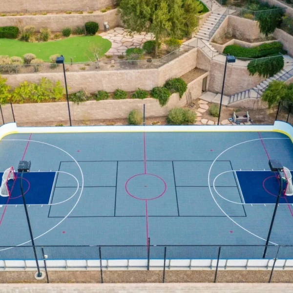Volleyball Court Installation