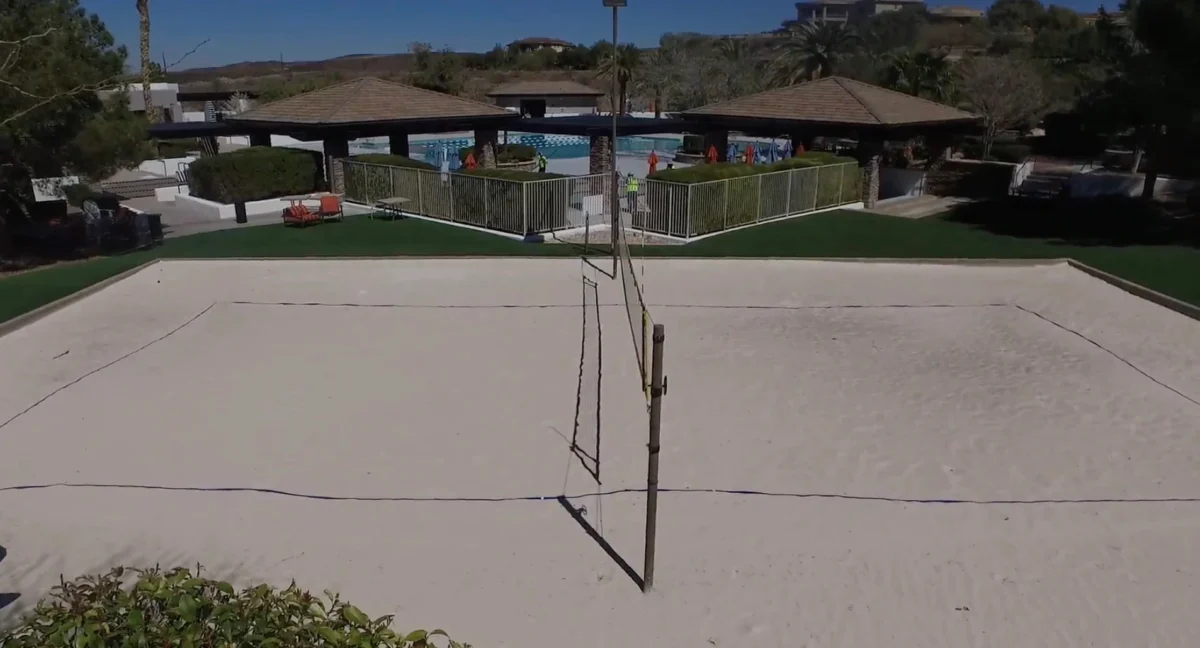 Backyard Volleyball Court Construction