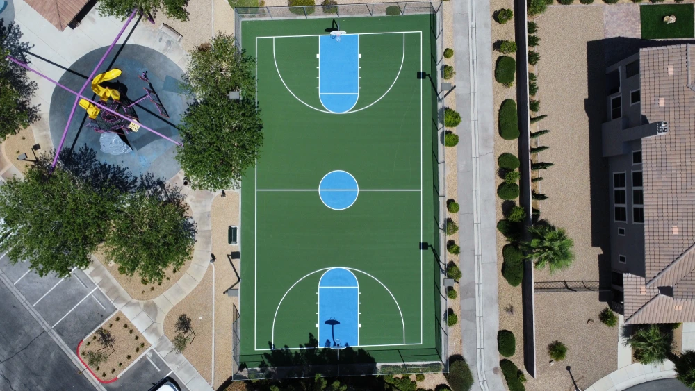 Community sport court at an HOA amenity in the Las Vegas Valley